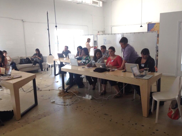Building Your Own Website workshop at The LAB Miami.